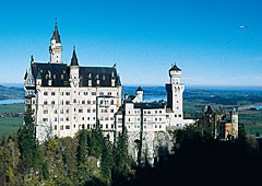 Märchenschloss Neuschwanstein in Bayern