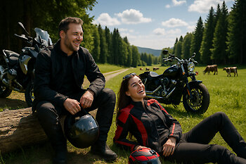 Motorradfahren im Bayerischen Wald