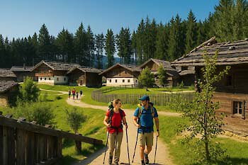 Wandern im Museumsdorf Bayerischer Wald
