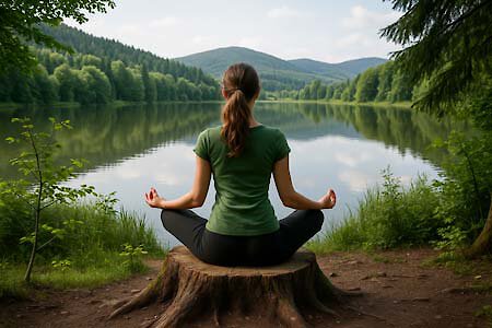 Yoga am See, Bayerischer Wald